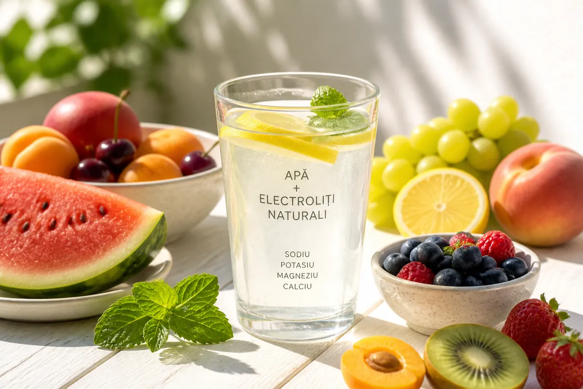vitamine minerale vara hidratare electroliți