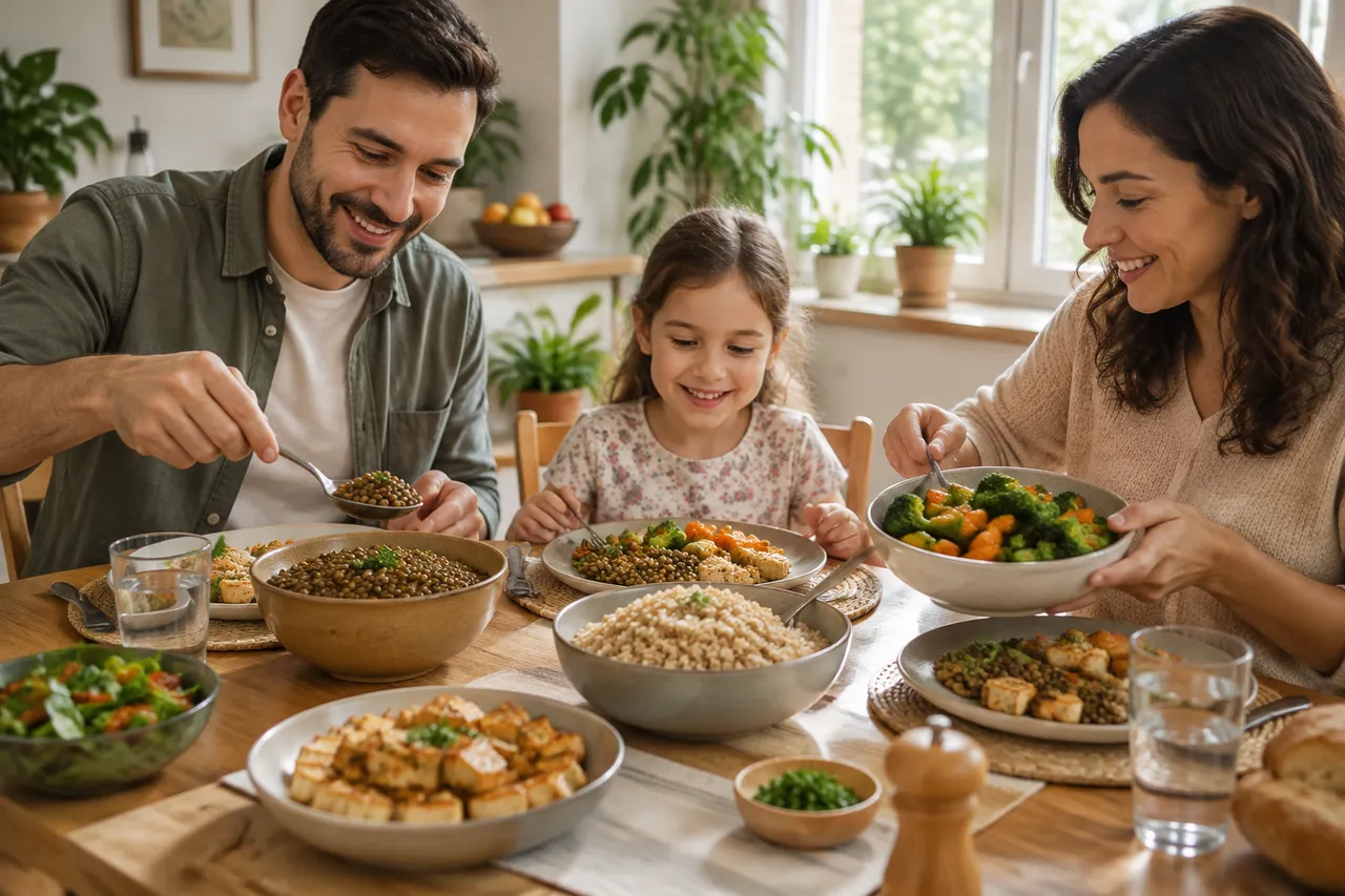 alimentație vegană echilibrată pentru copii și adulți