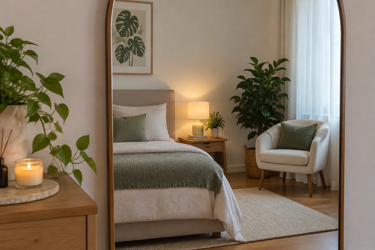 reflexii nedorite în oglindă și soluții de decor