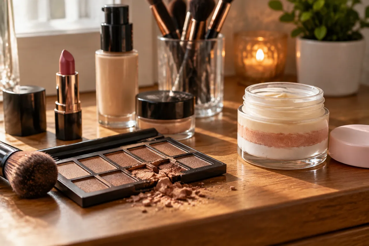 semne vizibile ale cosmeticelor expirate și alterate