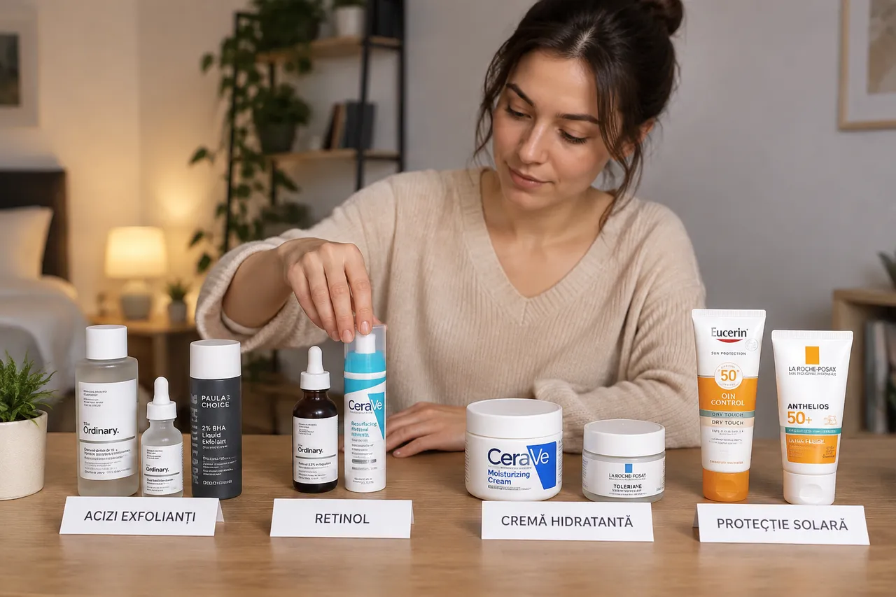 separarea ingredientelor active în skincare